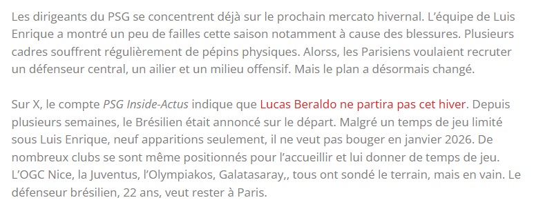 PSG oyuncusu Lucas Beraldo’dan şok transfer yanıtı! Galatasaray...