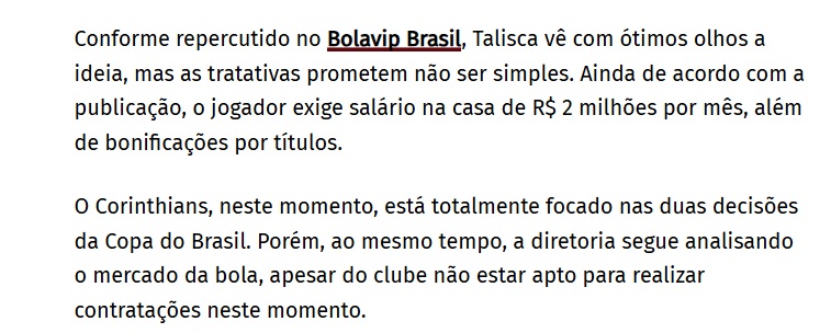 Talisca’nın Corinthians’tan istediği maaş belli oldu! Şok iddia