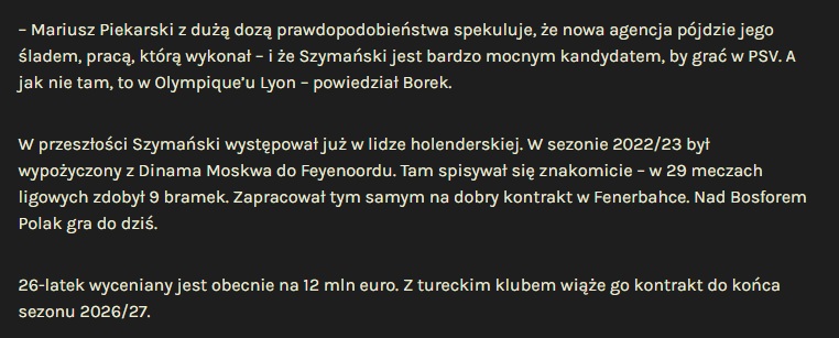 Fenerbahçe’de Veerman geliyor Szymanski gidiyor! İşte yeni adresi