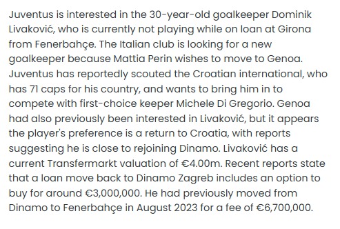 İtalyan devinin hedefi Dominik Livakovic!