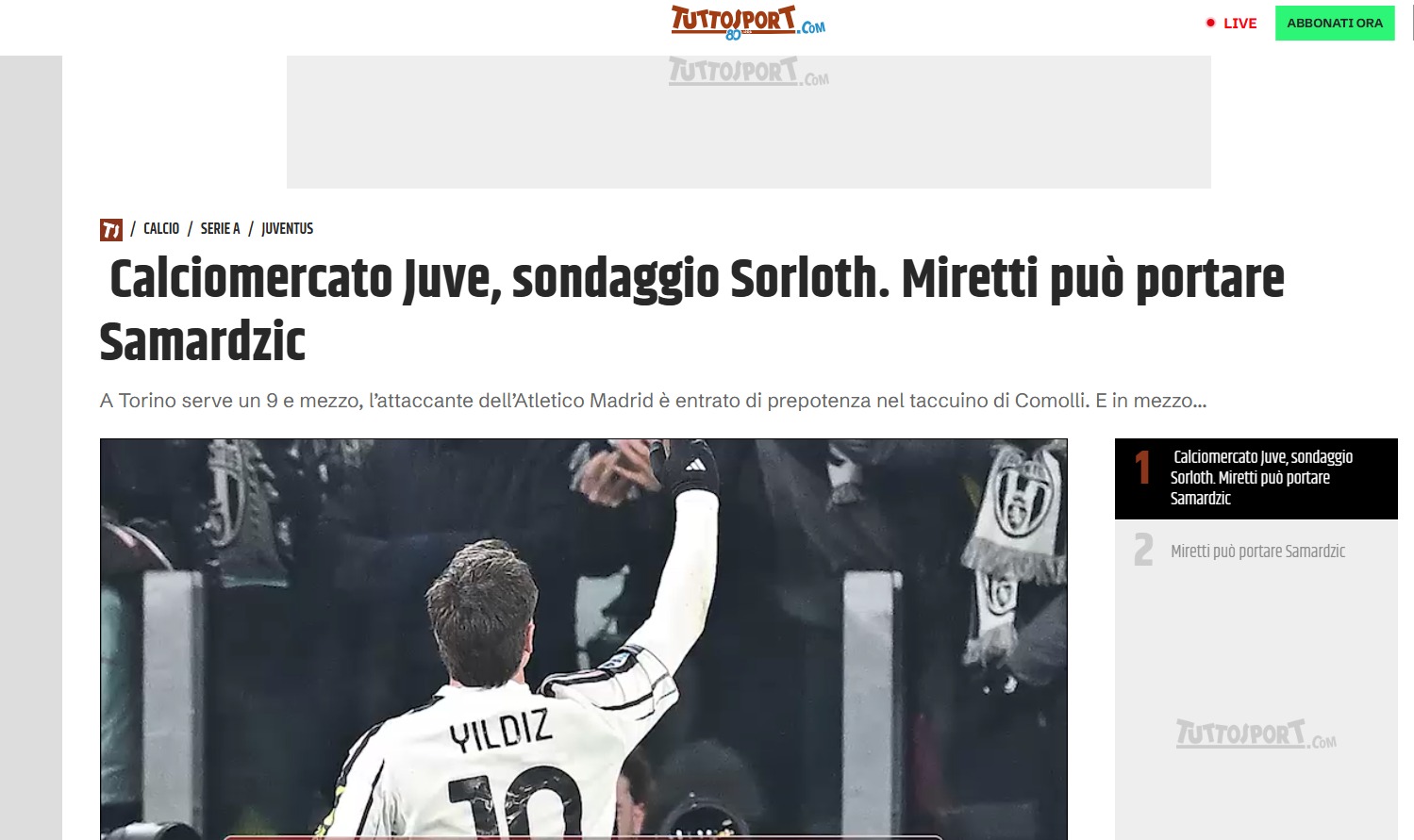 Fenerbahçe’ye transferde kötü haber! İtalyan devi Sörloth için devrede