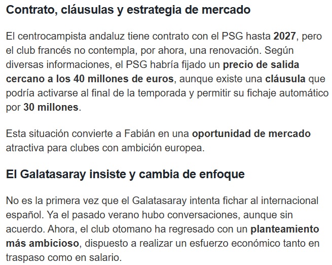 Fabian Ruiz’in sözleşmesinde ilginç madde! Galatasaray’dan transfer hamlesi