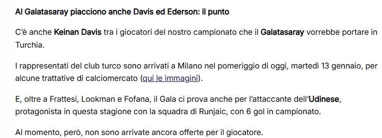 Galatasaray’dan transfer görüşmeleri: Fofana, Lookman ve Frattesi haricinde...