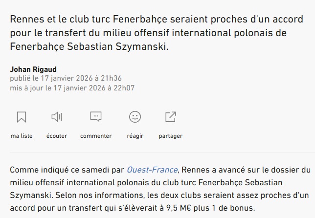 Szymanski anlaşması tamam: İşte Fenerbahçe’nin kazanacağı ücret!