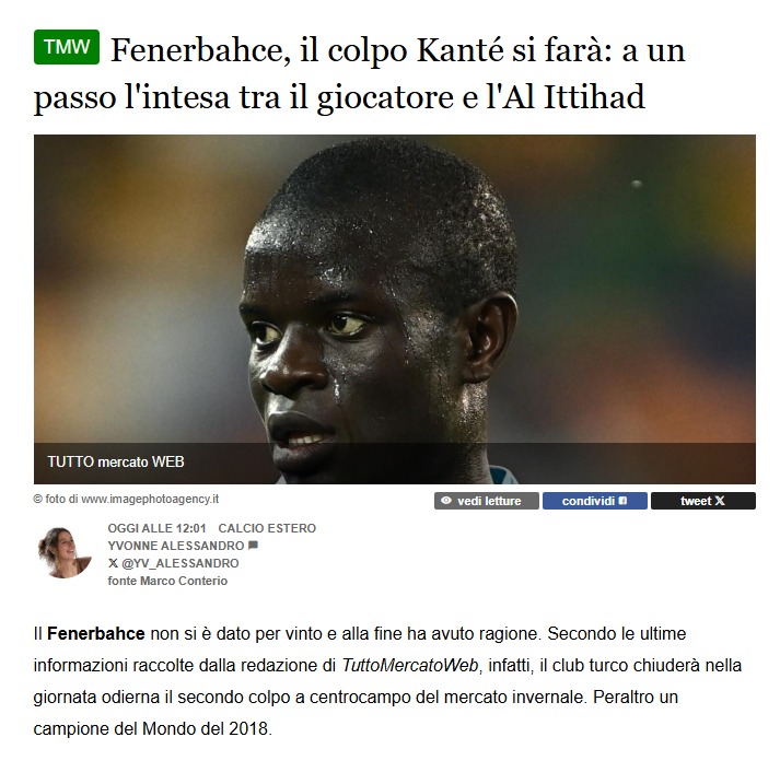 Fenerbahçe mutlu sona çok yakın! İtalyan basını duyurdu