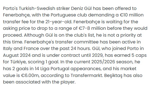 Fenerbahçe’den golcü transferinde ters köşe!