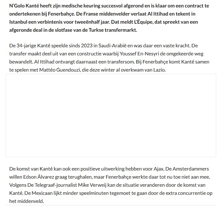 Kante transferini Ajax da bekliyor! Edson Alvarez ve Fred...