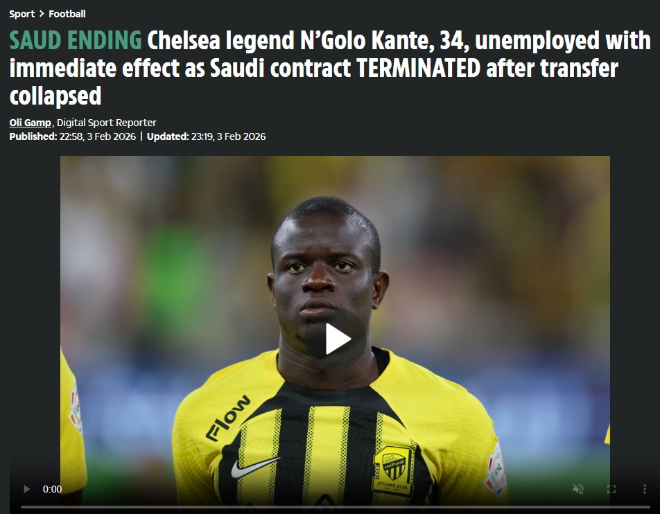 Fenerbahçe’nin Kante transferi büyük ses getirdi! İşte atılan manşetler