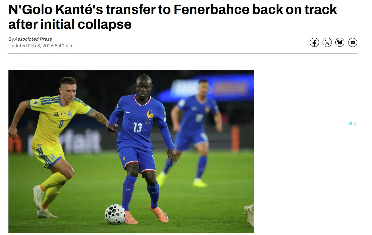 Fenerbahçe’nin Kante transferi büyük ses getirdi! İşte atılan manşetler