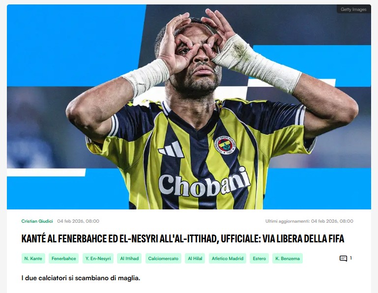 Fenerbahçe’nin Kante transferi büyük ses getirdi! İşte atılan manşetler