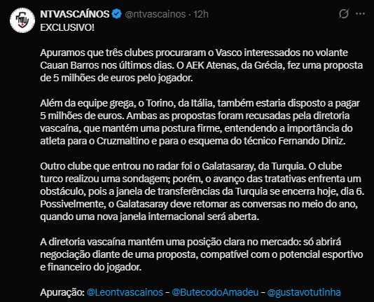 Galatasaray’ın transferini bitiremediği genç stoper ortaya çıktı! Cauan Barros...