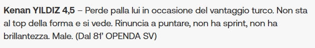 İtalyanlar Galatasaray’a mağlup olmanın faturasını Kenan Yıldız’a kesti! Sara’nın golü öncesinde...