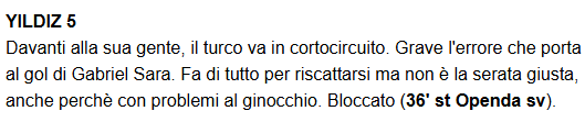İtalyanlar Galatasaray’a mağlup olmanın faturasını Kenan Yıldız’a kesti! Sara’nın golü öncesinde...
