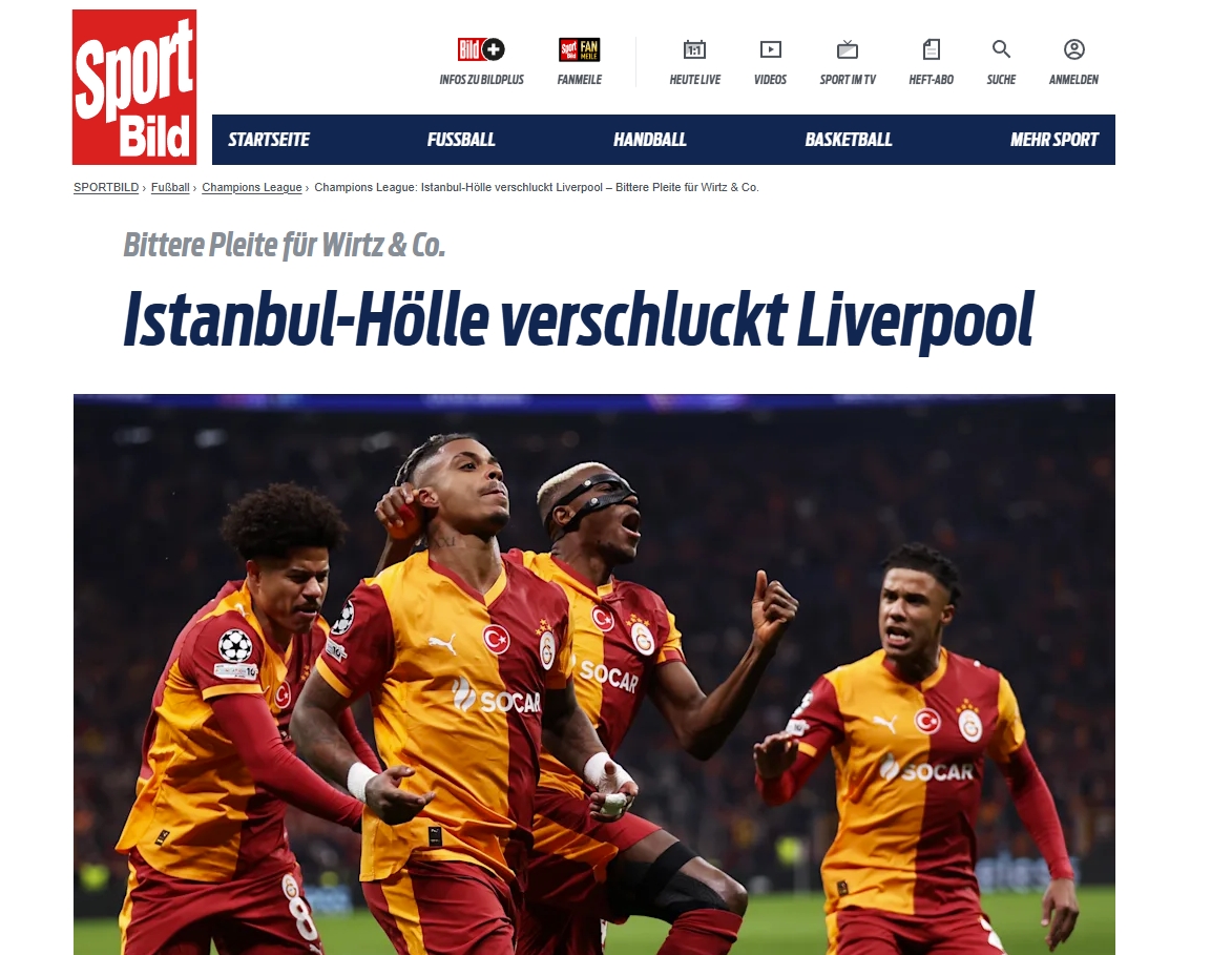 Galatasaray’ın Liverpool zaferi dış basında! İşte atılan manşetler