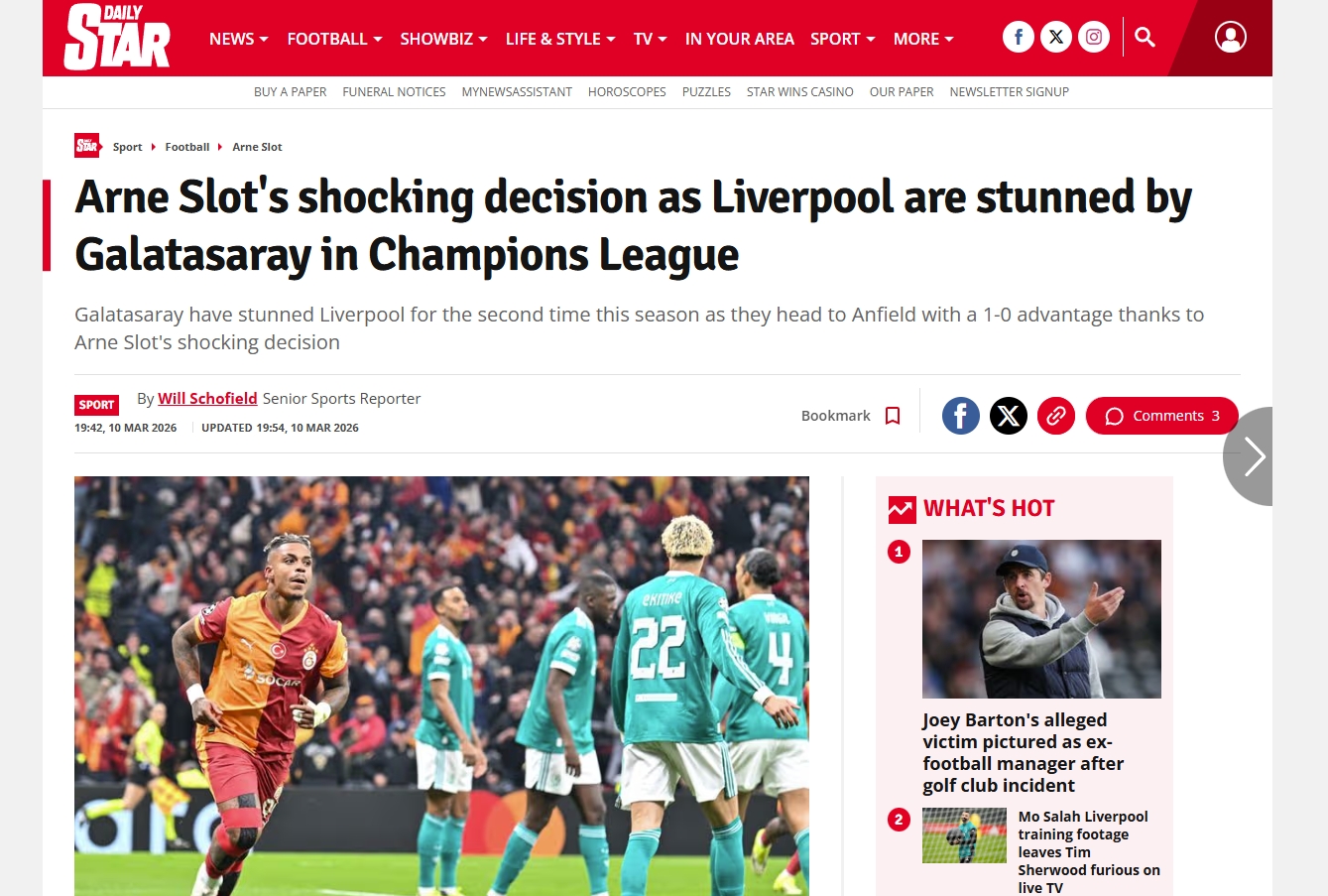 Galatasaray’ın Liverpool zaferi dış basında! İşte atılan manşetler