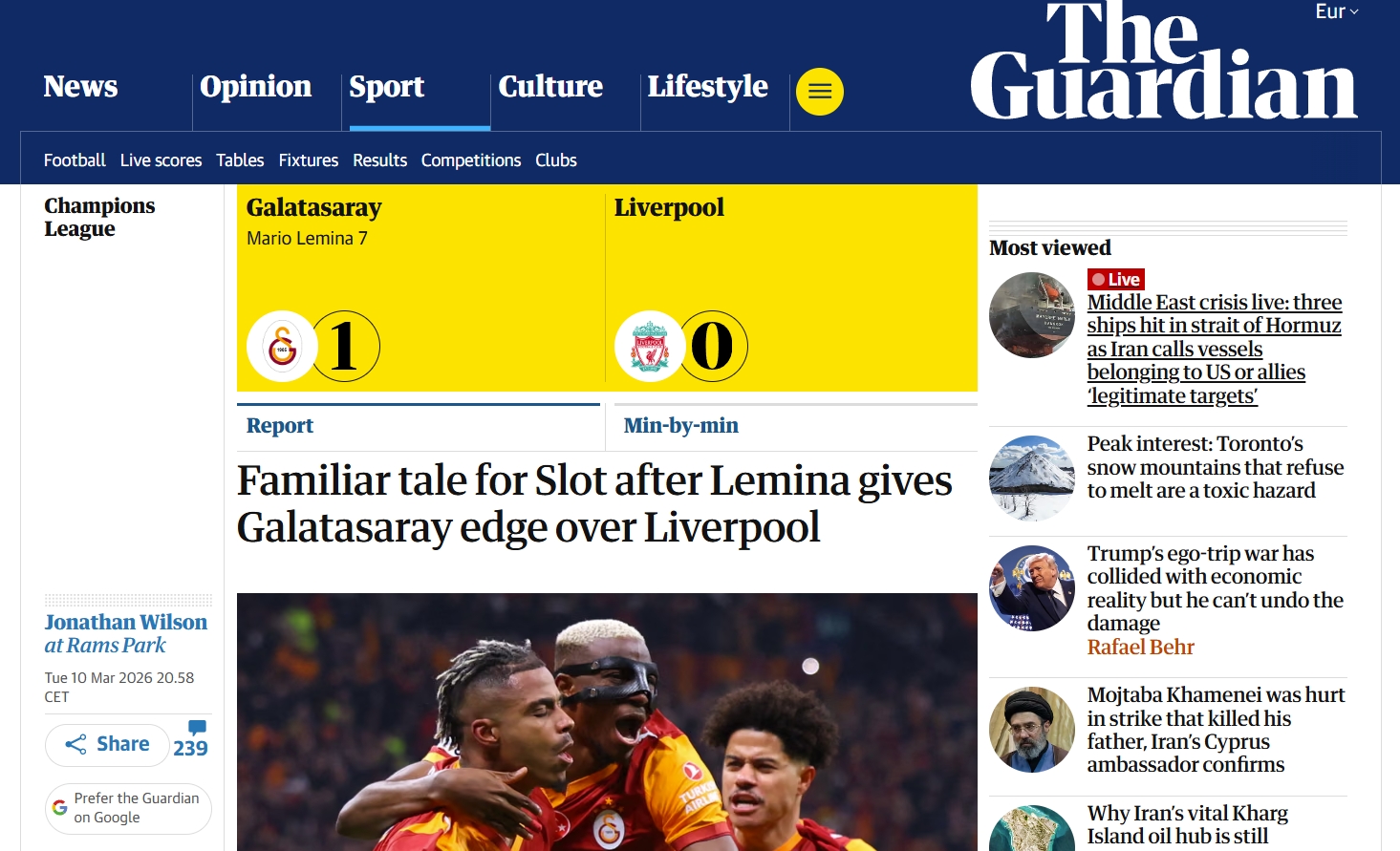 Galatasaray’ın Liverpool zaferi dış basında! İşte atılan manşetler