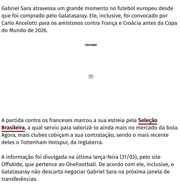 Premier Lig ekipleri Gabriel Sara’nın peşinde! İşte Galatasaray’ın istediği bonservis