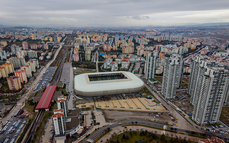 Trendyol Süper Lig’e ev sahipliği yapan 17 stadyum havadan görüntülendi!