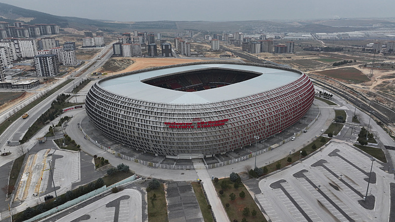 Trendyol Süper Lig’e ev sahipliği yapan 17 stadyum havadan görüntülendi!