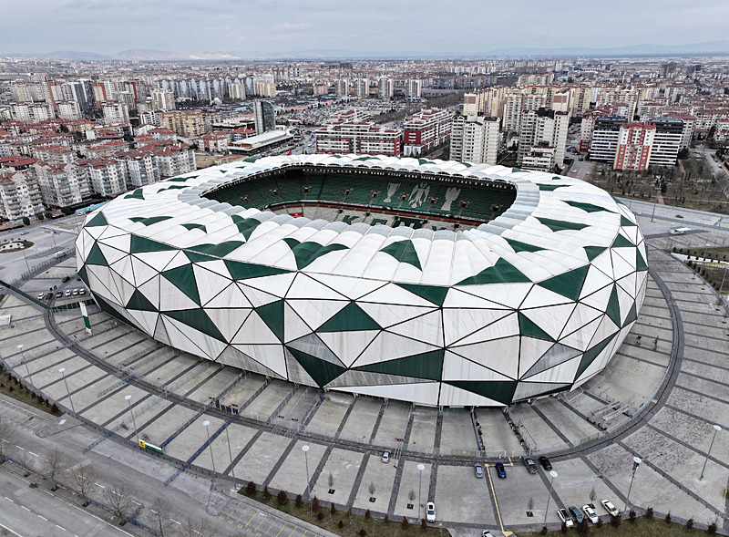Trendyol Süper Lig’e ev sahipliği yapan 17 stadyum havadan görüntülendi!