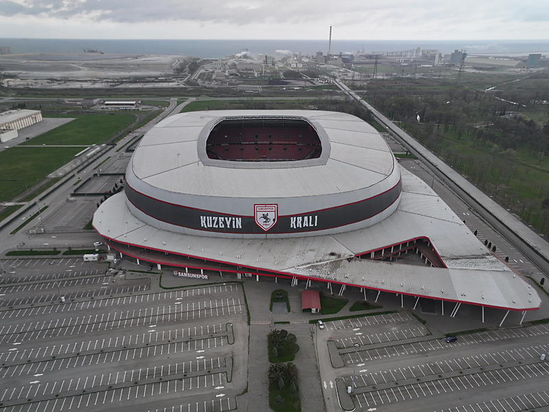 Trendyol Süper Lig’e ev sahipliği yapan 17 stadyum havadan görüntülendi!