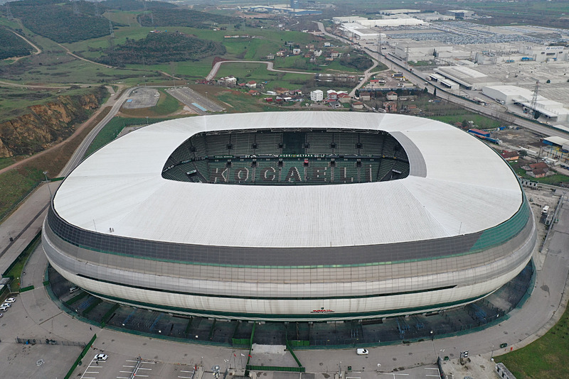 Trendyol Süper Lig’e ev sahipliği yapan 17 stadyum havadan görüntülendi!