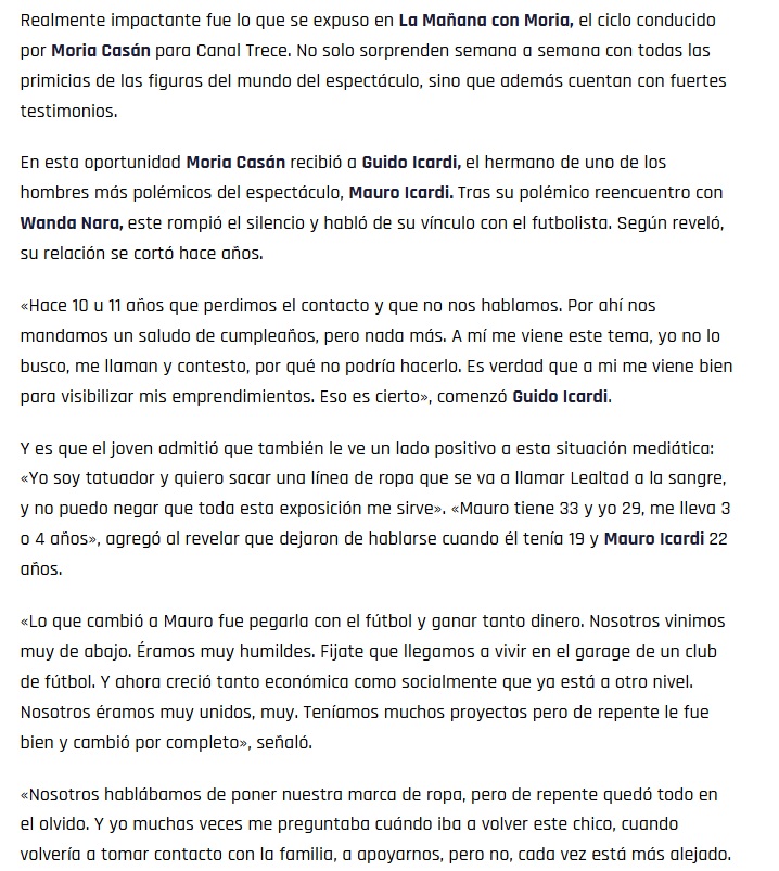 Mauro Icardi’nin kardeşinden flaş itiraflar: Para onu çok değiştirdi!