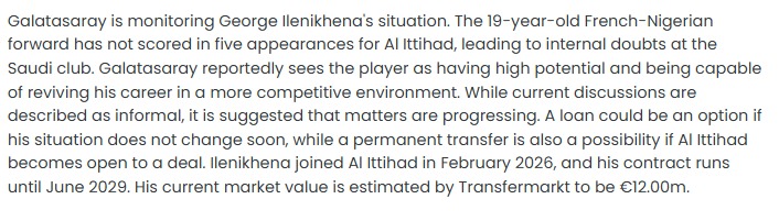 Galatasaray’dan genç golcü hamlesi! Osimhen’i o isim yedekleyecek