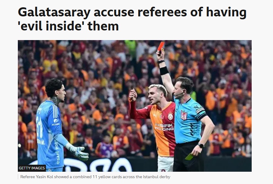 ’Galatasaray, Fenerbahçe’yi sürklase etti’: Dış basında derbi manşetlere böyle taşındı!