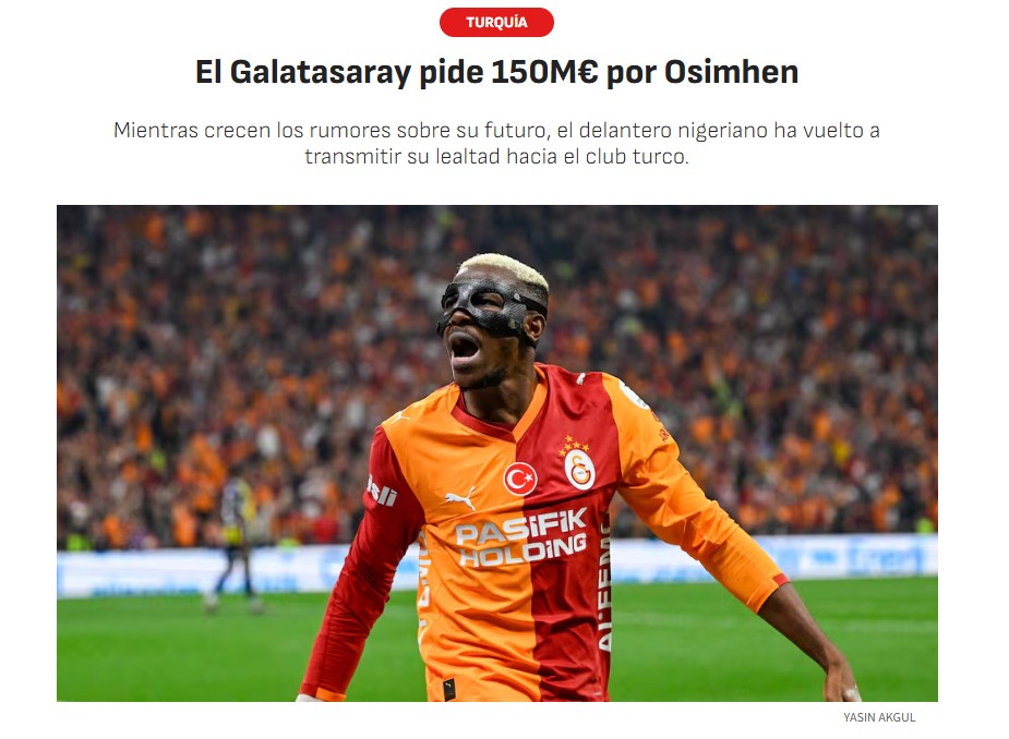Galatasaray’da Osimhen’in bonservisi belirlendi! Yönetimden akılalmaz rakam