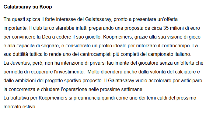 Galatasaray’ın Juventus’tan Teun Koopmeiners için teklifi ortaya çıktı!