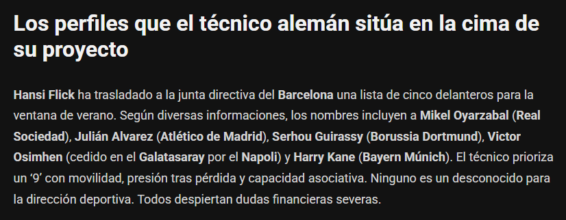 Hansi Flick’ten Barcelona’ya Victor Osimhen raporu!