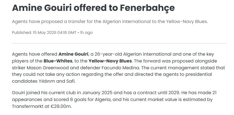 Fenerbahçe’ye Marsilya’dan 3 yıldız birden! Kararı yeni başkan verecek