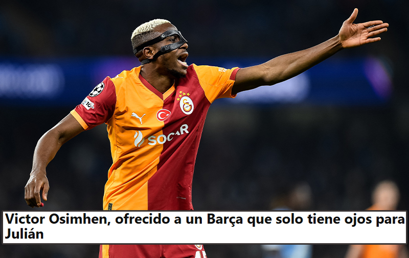 Barcelona’ya Victor Osimhen’in transferi önerildi! Kesin karar verildi