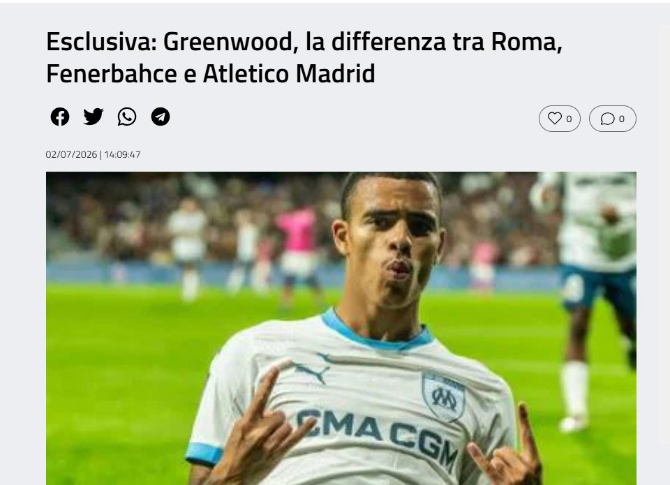 Mason Greenwood transferinde yeni gelişme! Fenerbahçe’ye müjdeli haber