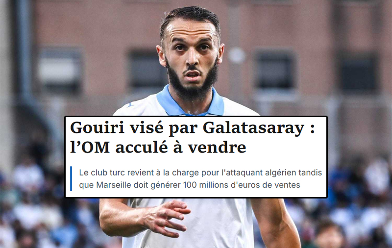 Galatasaray’dan Marsilya’ya Amine Gouiri için yeni teklif!