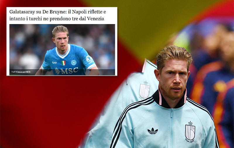 İşte Galatasaray’ın Napoli’den Kevin De Bruyne için yaptığı transfer teklifi!