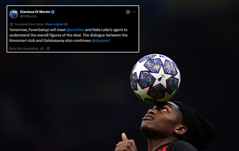 Treansferde son dakika! Rafael Leao’nun Fenerbahçe ve Galatasaray’dan istediği...