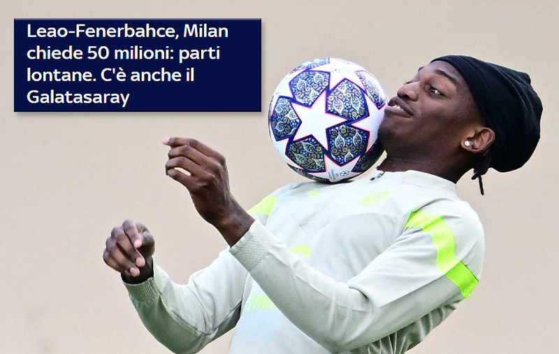 Treansferde son dakika! Rafael Leao’nun Fenerbahçe ve Galatasaray’dan istediği...