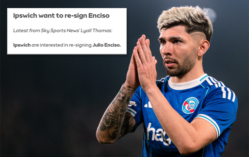 Julio Enciso transferinde resmi adım atıldı! Galatasaray...