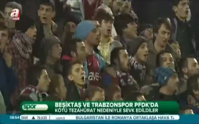 Beşiktaş ve Trabzon PFDK'da