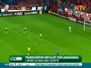Trabzonspor Metalist deplesmanında