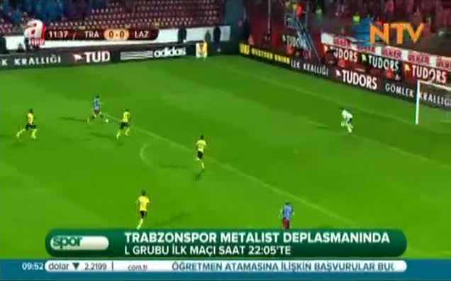 Trabzonspor Metalist deplesmanında