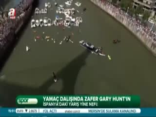Yamaç dalışında zafer Gary Hunt'ın