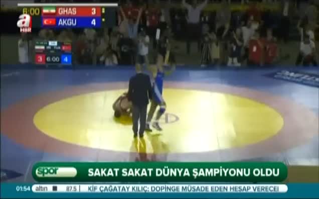 Sakat sakat dünya şampiyonu oldu