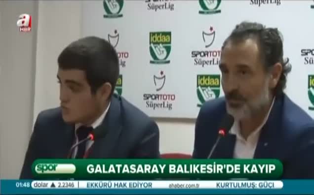 Galatasaray Balıkesir'de kayıp
