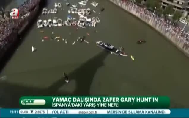 Yamaç dalışında zafer Gary Hunt'ın