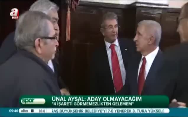 Ünal Aysal: Aday olmayacağım