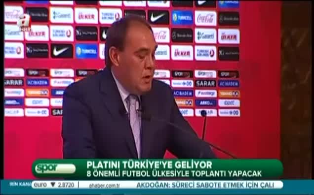 Platini Türkiye'ye geliyor