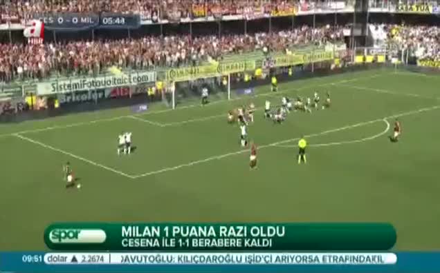 Milan 1 puana razı oldu